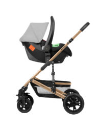 Комбинирана количка 3в1 с трансф. седалка Amaia Light Grey 2024 - Image 9