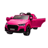 Акумулаторна кола Licensed Audi Q7 Pink - Image 7