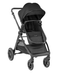 Комбинирана количка 3в1 с кош за новородено Ava Black - Image 3