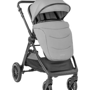 Комбинирана количка KikkaBoo Ava 3в1 с кош за новородено, Grey