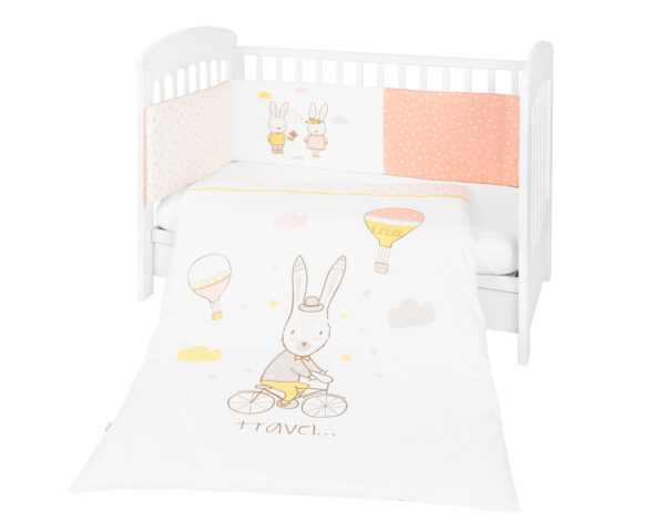 Бебешки спален комплект 2 части EU style 60/120 Rabbits in Love