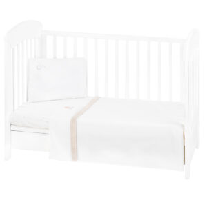 Бебешки спален комплект с бродерия 3 части EU Style 60/120 Dream Big Beige