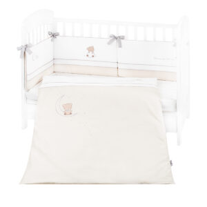 Бебешки спален комплект с бродерия 2 части EU style 70/140 Dream Big Beige