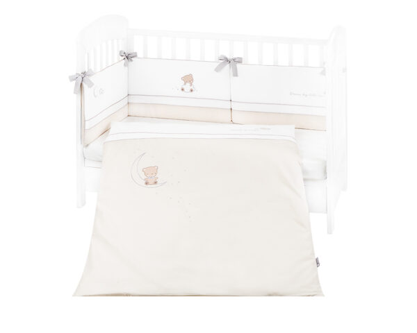 Бебешки спален комплект с бродерия 2 части EU style 70/140 Dream Big Beige