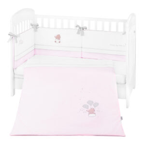 Бебешки спален комплект с бродерия 2 части EU style 70/140 Dream Big Pink