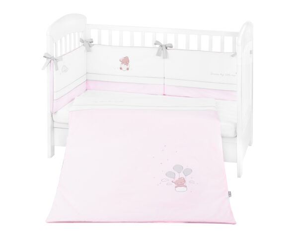 Бебешки спален комплект с бродерия 2 части EU style 70/140 Dream Big Pink