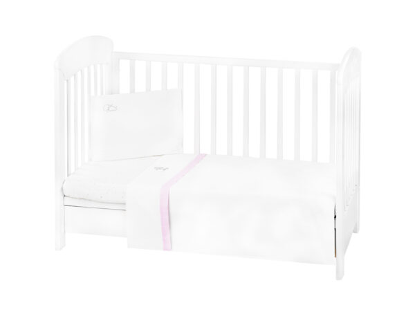 Бебешки спален комплект с бродерия 3 части EU Style 70/140 Dream Big Pink