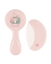 Гребен и четка от естествен косъм Savanna Pink - Image 2