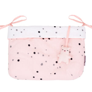 Кош за памперси с връзки Bear with me Pink