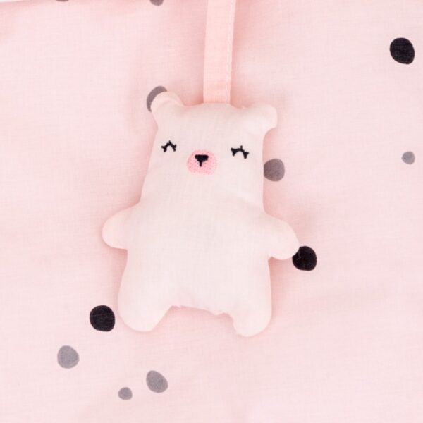 Кош за памперси с връзки Bear with me Pink - Image 3