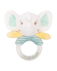 Играчка плюшена дрънкалка Elephant Time