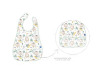 Непромокаем лигавник с джоб Savanna Pattern Mint - Image 3