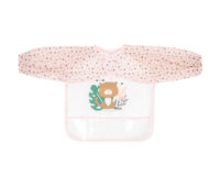 Непромокаем лигавник с ръкави и джоб Savanna Pink - Image 2