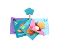 Образователна текстилна книжка с чесалка Fruits - Image 2