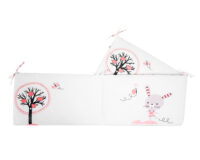 Обиколник с вата Pink Bunny 210см