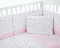 Бебешки спален комплект трико 5 части Pink Flowers 60/120 - Image 2