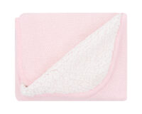 Плетено памучно одеяло с шерпа Dream Big Pink