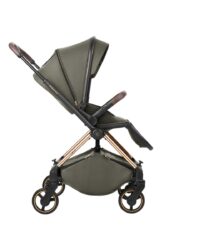 Комбинирана количка 2в1 с кош за новородено Lanah Army Green - Image 5