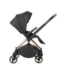 Комбинирана количка 2в1 с кош за новородено Lanah Black - Image 6