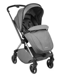 Комбинирана количка 2в1 с кош за новородено Lanah Grey - Image 2