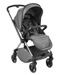 Комбинирана количка 2в1 с кош за новородено Lanah Grey - Image 3