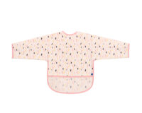 Непромокаем лигавник с ръкави и джоб Arty Pink Pattern