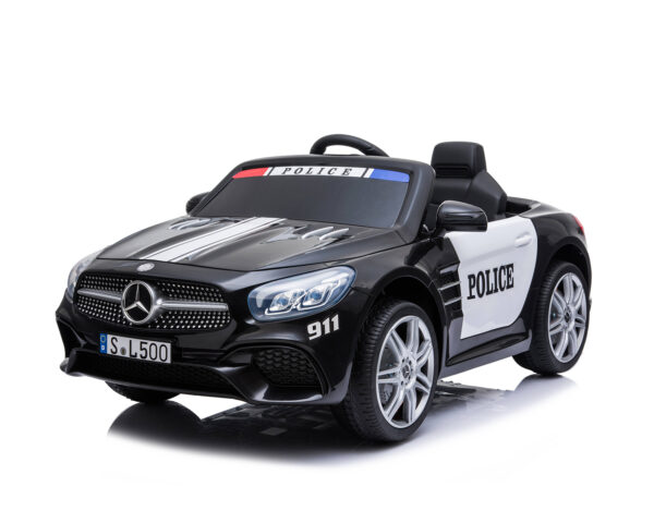 Акумулаторна кола Licensed Mercedes Benz SL500 Police Black