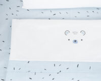 Бебешки спален комплект за мини-кошара 5ч Bear with me Blue - Image 2