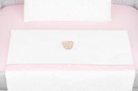 Бебешки спален комплект за мини-кошара 5ч Dream Big Pink - Image 2