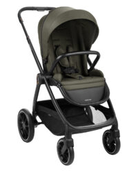 Комбинирана количка 3в1 с кош за новородено Modena Army Green - Image 2