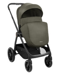 Комбинирана количка 3в1 с кош за новородено Modena Army Green - Image 3