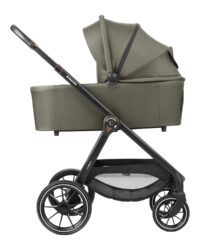 Комбинирана количка 3в1 с кош за новородено Modena Army Green - Image 6