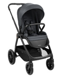 Комбинирана количка 3в1 с кош за новородено Modena Dark Grey - Image 2