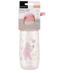 Чаша със силиконов накрайник 450мл Music Fest Pink - Image 4