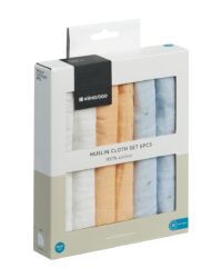 Комплект 6 бр муселинови кърпички 30х30 см Stripy Friends - Image 2