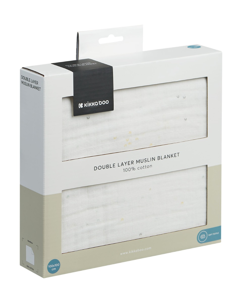 Oдеяло от муселин двупластово 100х100 см Sleepy Sheep