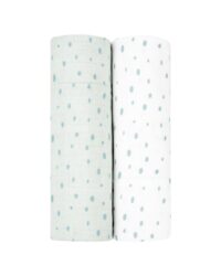 Комплект 2бр муселинови пелени 80х80 см Dots Blue