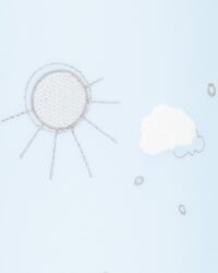 Нощна лампа с бродерия Dream Big Blue - Image 2