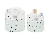 Комплект кош за аксесоари 2 бр - 22см и 18см Bear with me Mint - Image 2