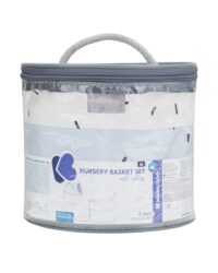 Комплект кош за аксесоари 2 бр - 18см и 14см Bear with me Blue - Image 3