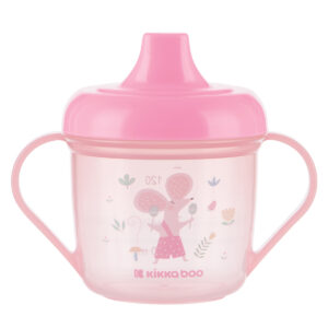 Чаша с твърд накрайник 150мл Forest Party Pink