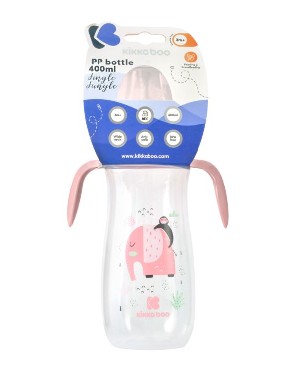 Шише PP 400мл Jingle Jungle Pink - Image 3