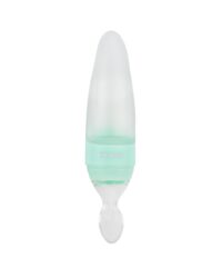 Шише силиконово с лъжичка 90мл. Rocket Mint - Image 2