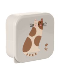 Кутии за храна 4 бр Kitty Cat Grey - Image 4