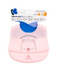 Лигавник силиконов Bear with me Pink - Image 2
