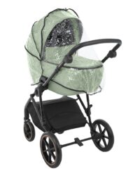 Комбинирана количка 2в1 с кош за новородено Thea Army Green 2024 - Image 12