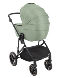 Комбинирана количка 2в1 с кош за новородено Thea Army Green 2024 - Image 13