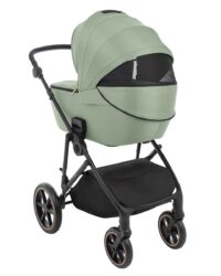 Комбинирана количка 2в1 с кош за новородено Thea Army Green 2024 - Image 14