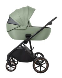 Комбинирана количка 2в1 с кош за новородено Thea Army Green 2024 - Image 16