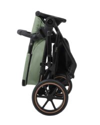 Комбинирана количка 2в1 с кош за новородено Thea Army Green 2024 - Image 20